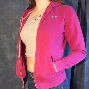 Pink Nike Zip Up